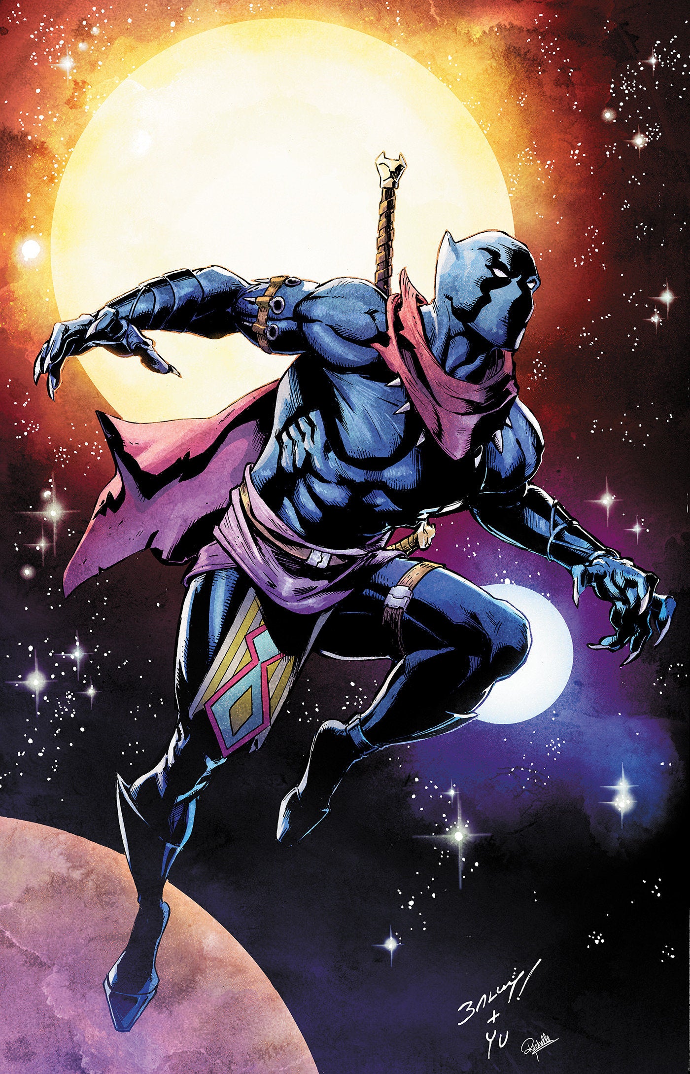 Imperial War: Black Panther #1 Mark Bagley Character Full Art Variant